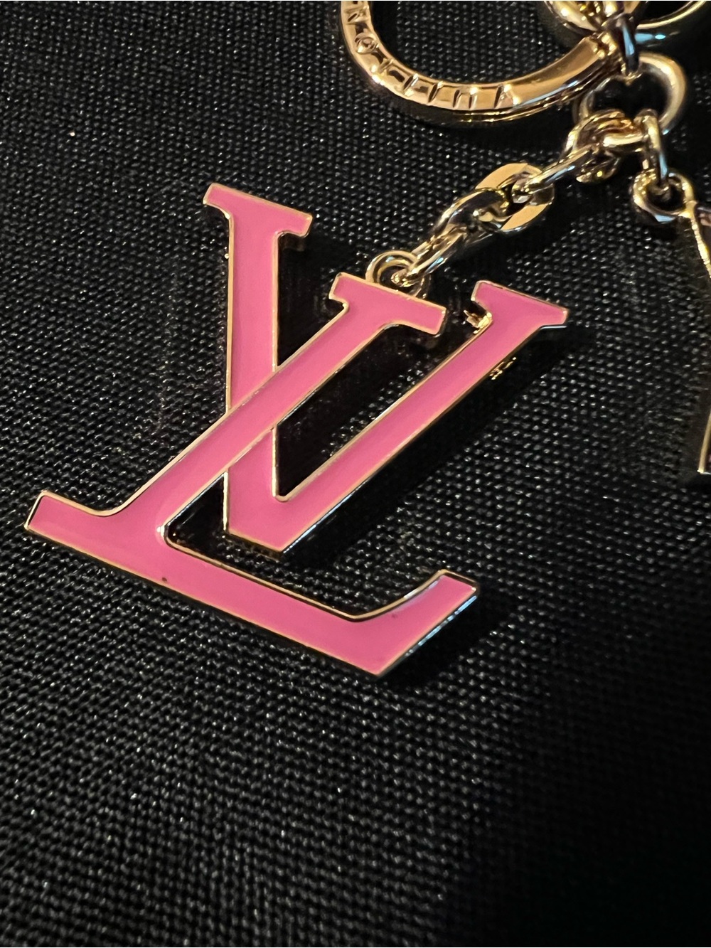 Louis Vuitton Pink & Gold LV Bag Charm Box & Dust Bag Included - Picture 3 of 8
